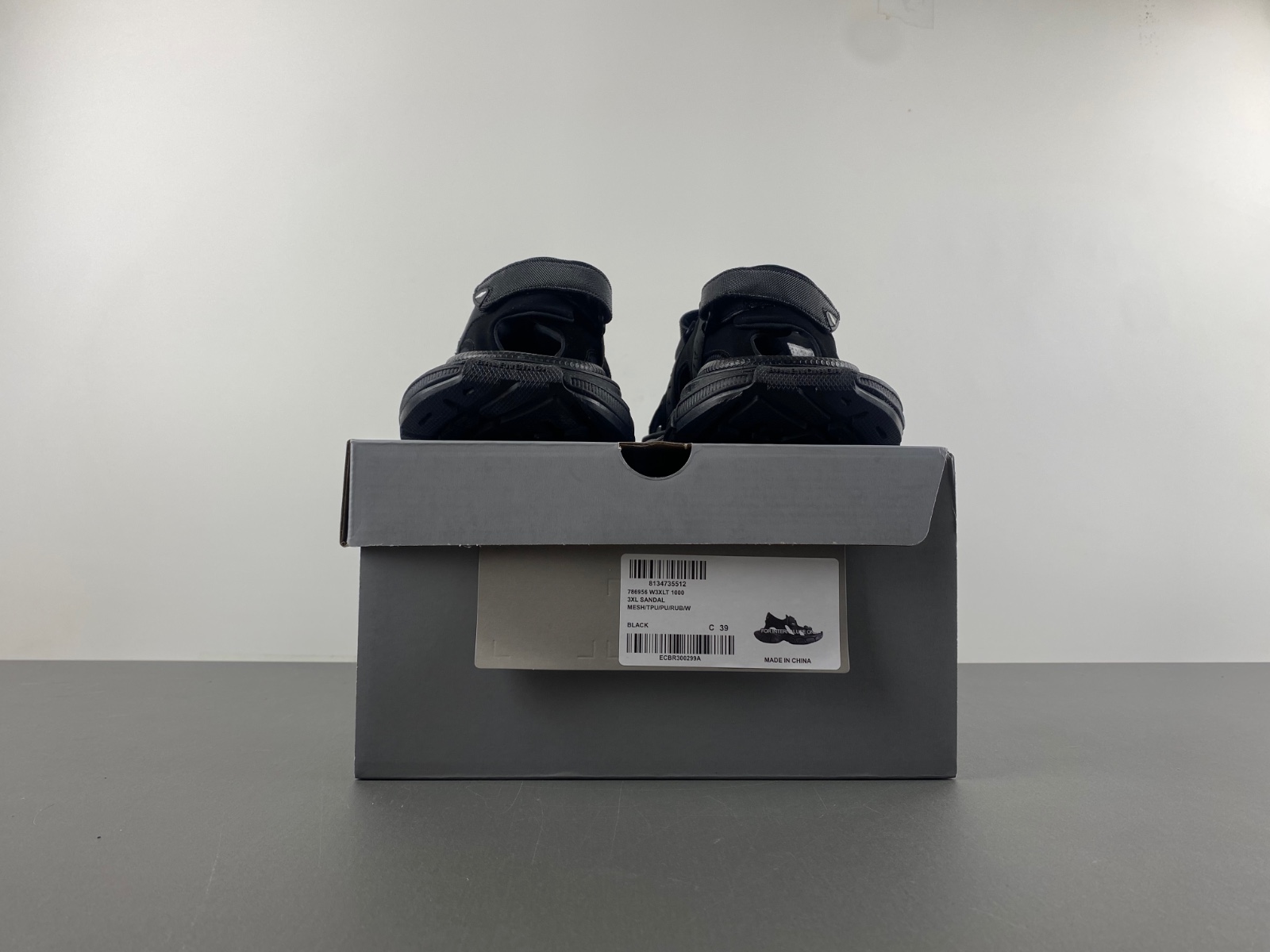 Ba*len*cia*ga black sandals 786956 w3xlt 1000