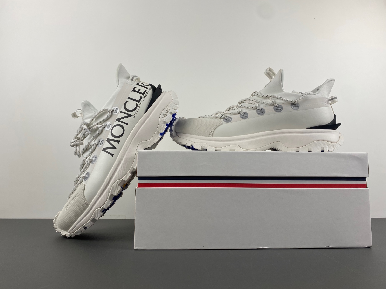 Moncler All white black and blue