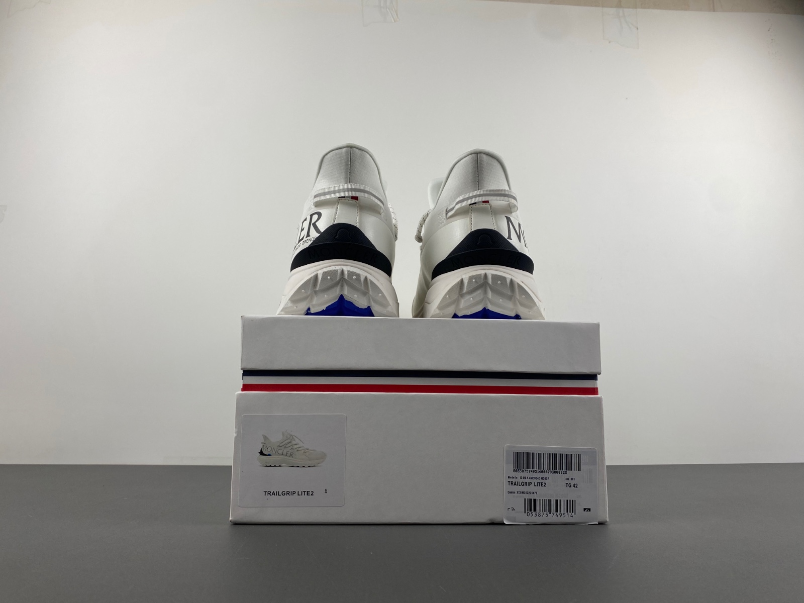 Moncler All white black and blue