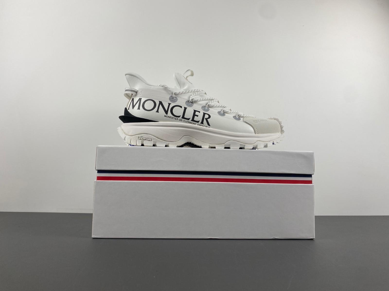 Moncler All white black and blue